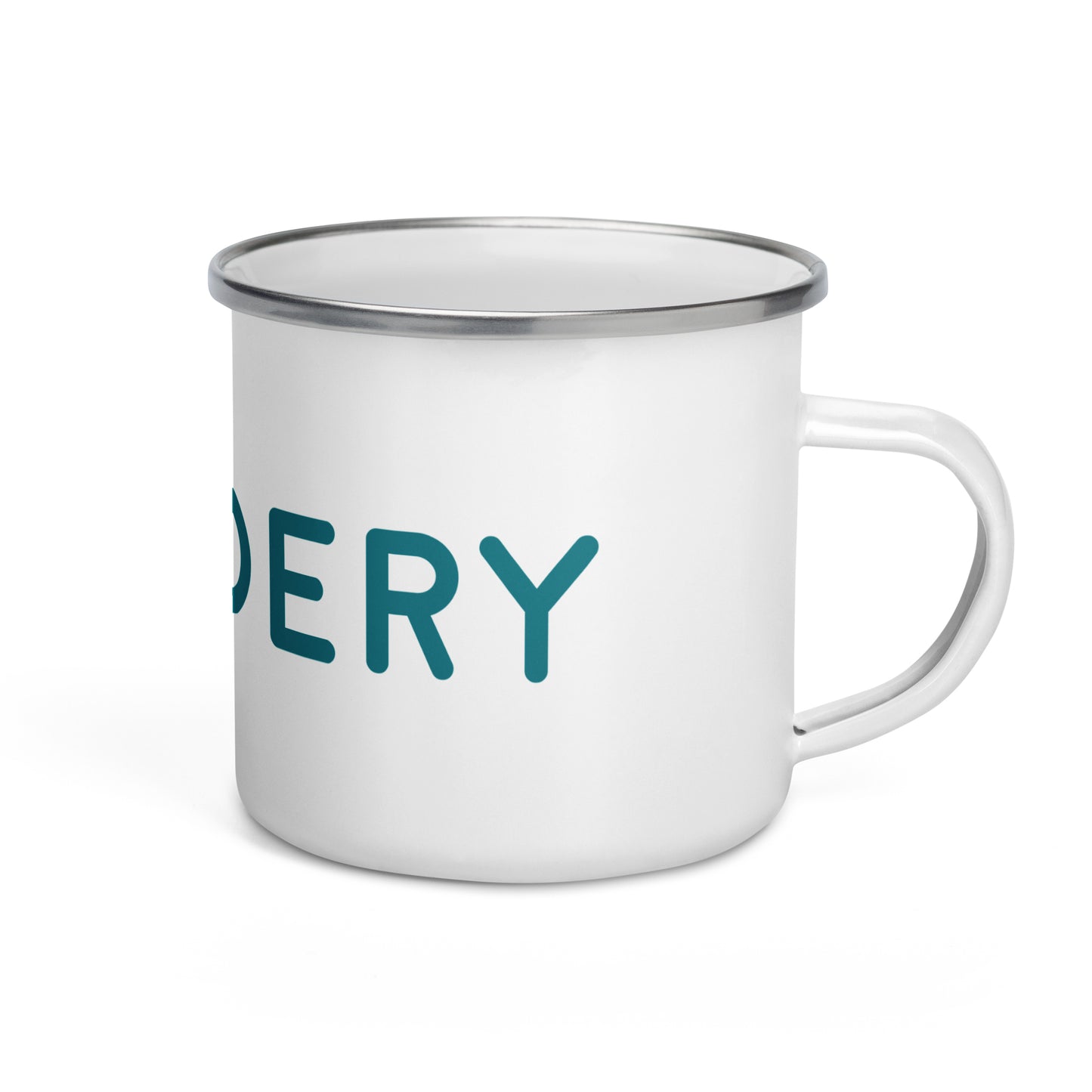 Wondery Logo Enamel Mug