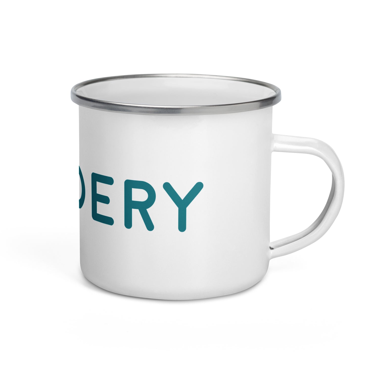 Wondery Logo Enamel Mug