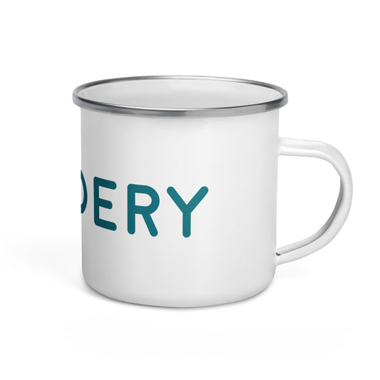 Wondery Logo Enamel Mug-3