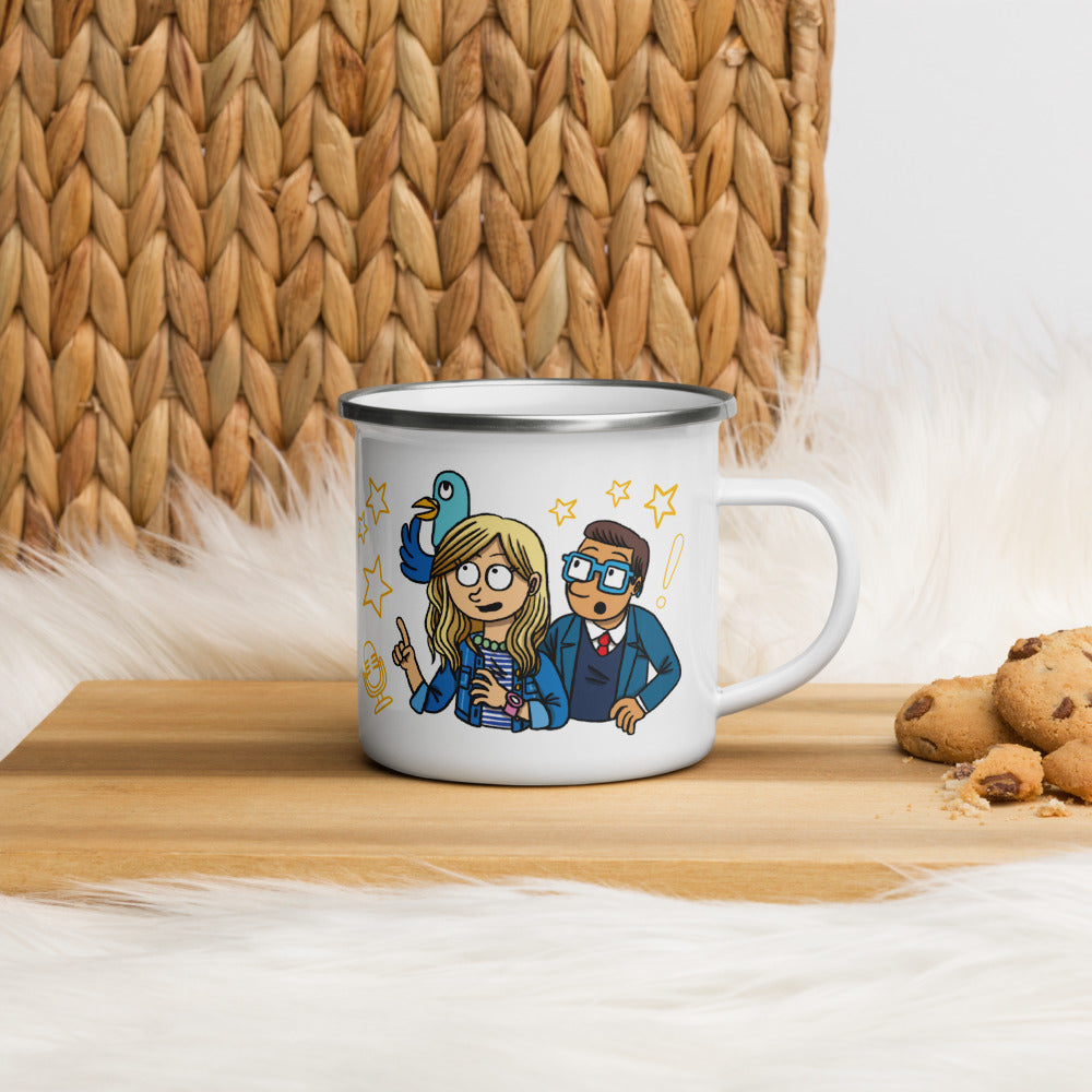 Wow in the World Characters Enamel Mug